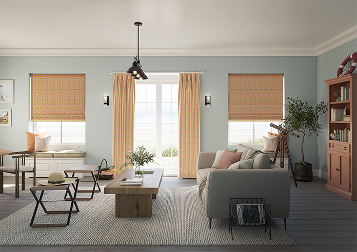 Deco Sea Shells, Strawberry - Made To Measure Curtains - Image 14